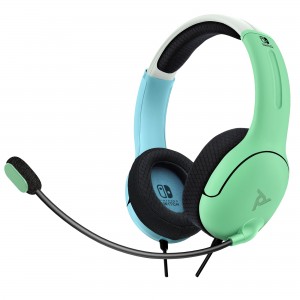 LVL40 Wired Stereo Headset - Blue/Green