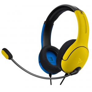 LVL40 Wired Stereo Headset - Yellow/Blue