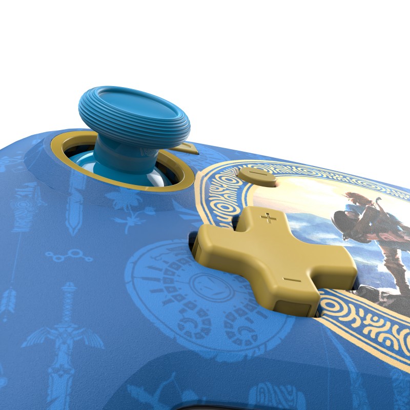PDP Rematch Wired Controller - Hyrule Blue