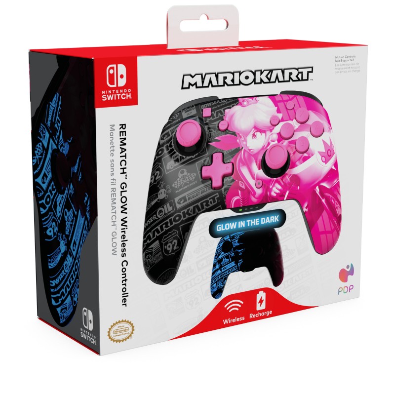 PDP Rematch Wireless Controller GID - Grand Prix Peach