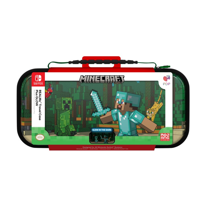 Travel Case Plus GLOW - MINECRAFT FOREST BATTLE