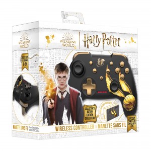 HP - Wireless NSW controller - Golden snitch (Black)