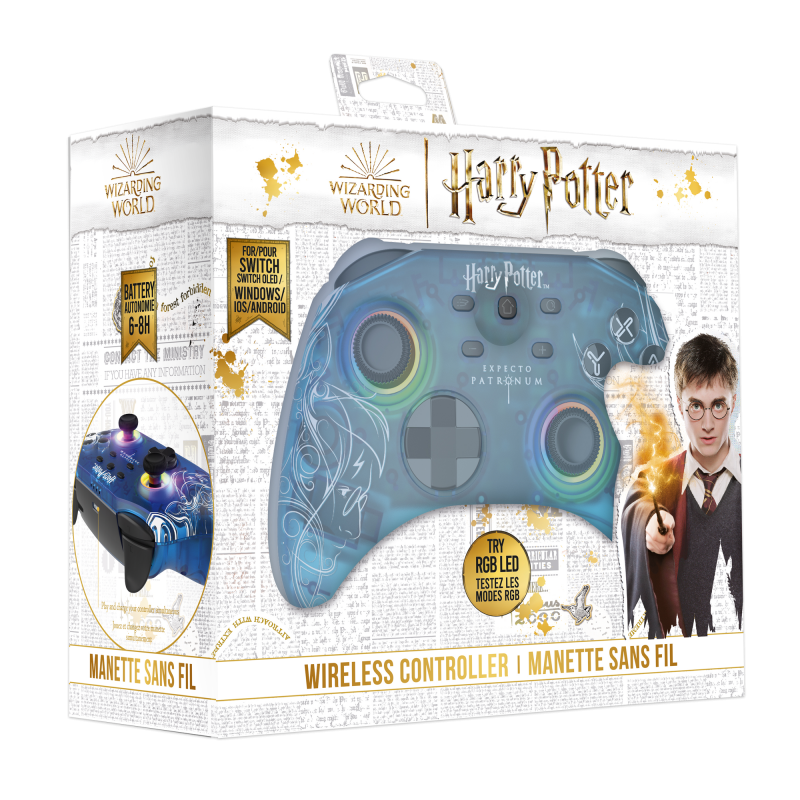 HP - Wireless NSW controller - Patronus (Blue Trans)