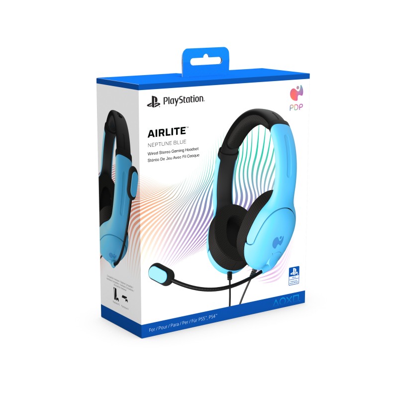 PDP Airlite Wired Headset  - Neptune Blue