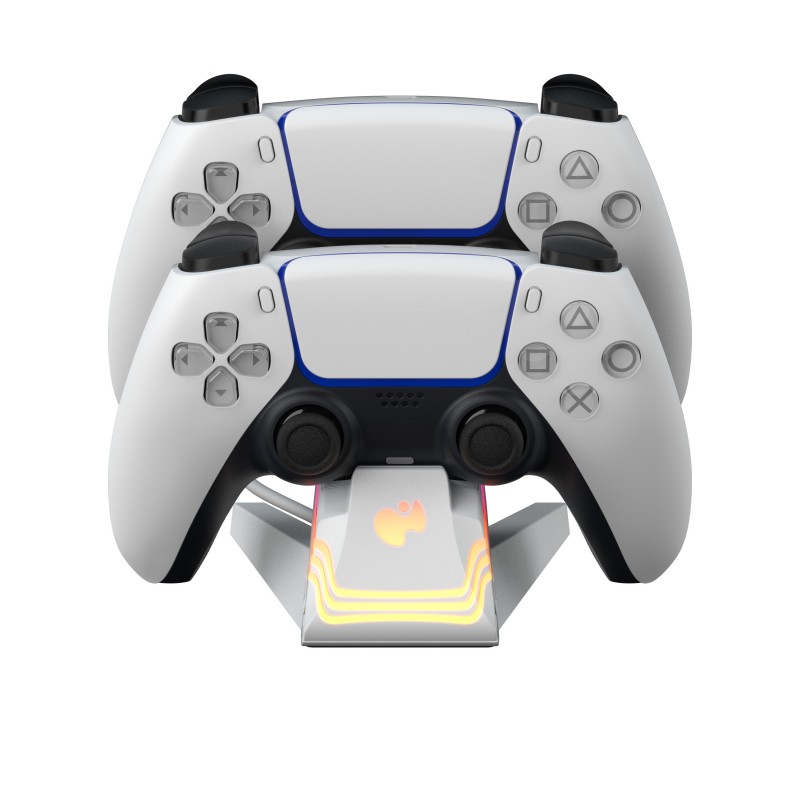 PDP Afterglow Wave - Dual Charger White