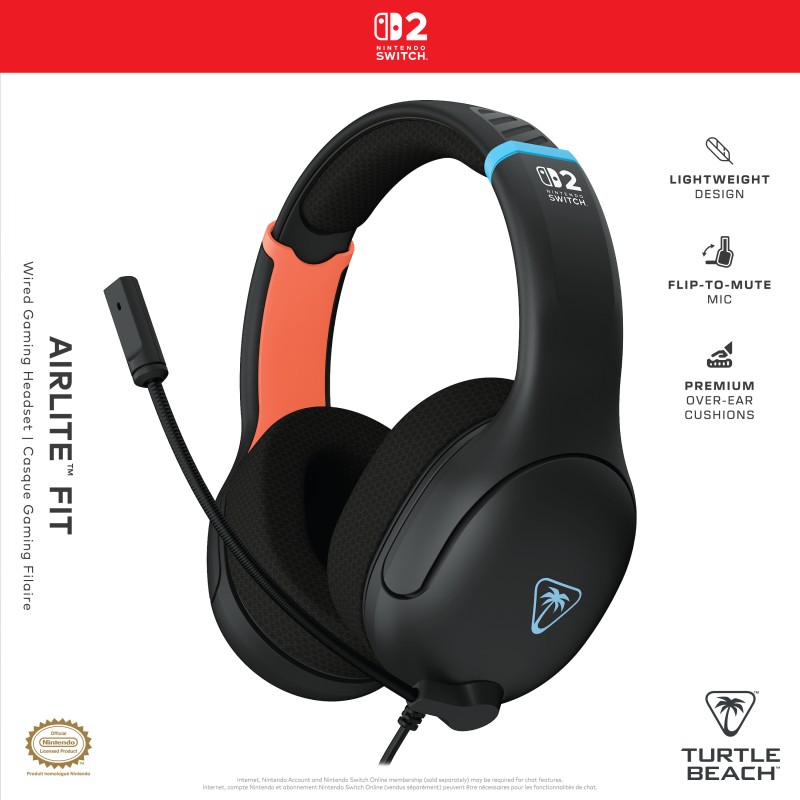 Turtle Beach Airlite Fit Headset Charcoal Black