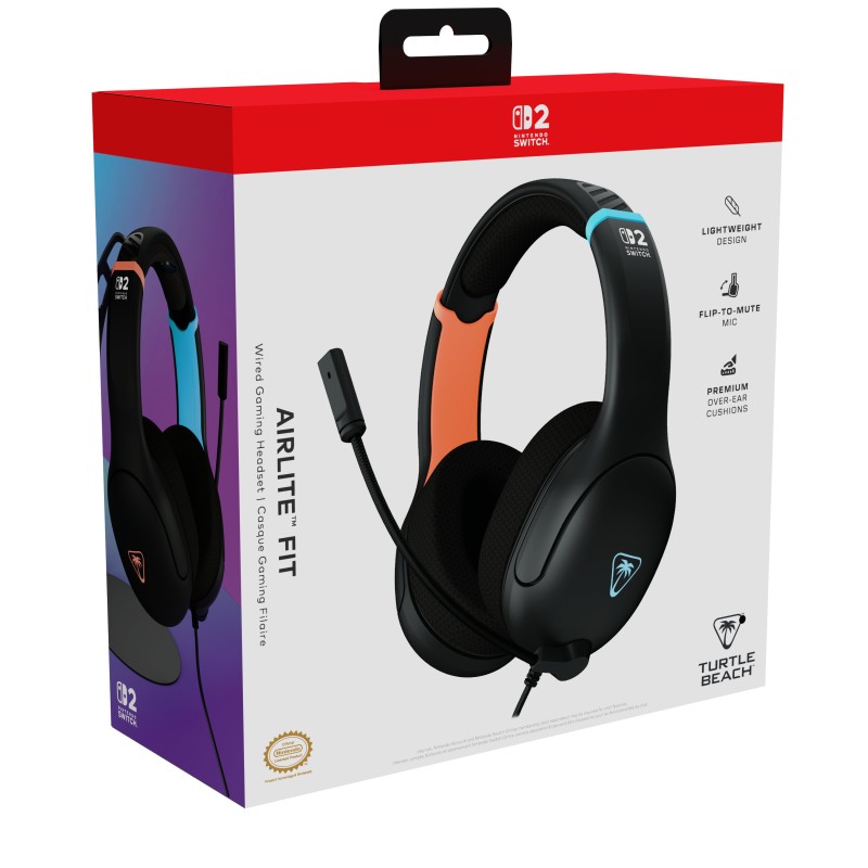 Turtle Beach Airlite Fit Headset Charcoal Black