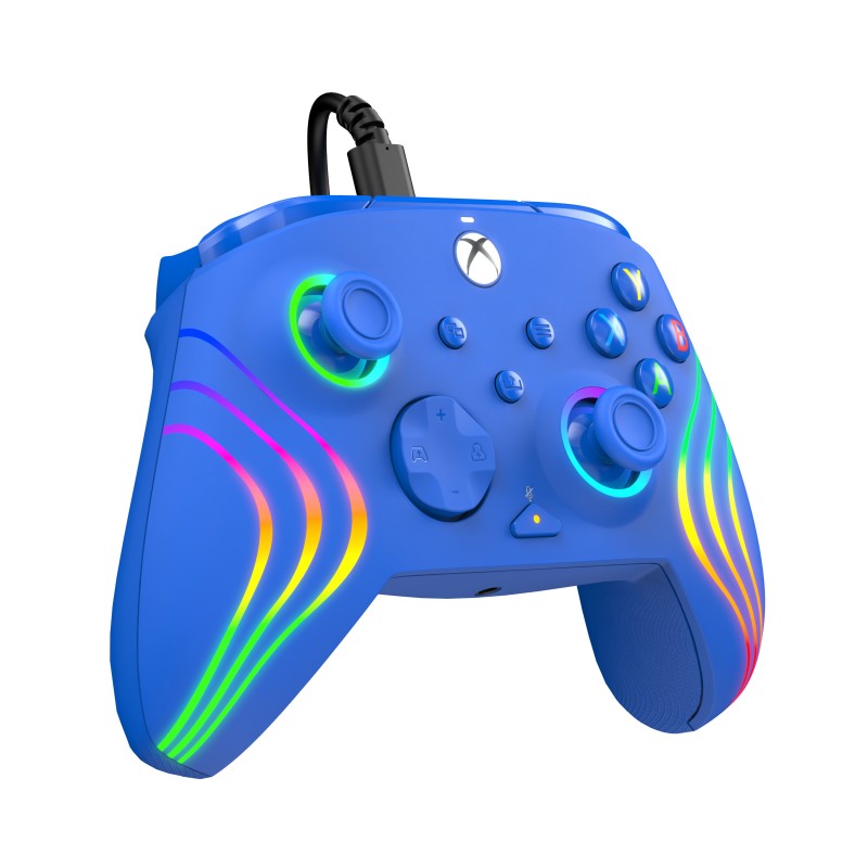 PDP Afterglow Wave Wired Controller - Blue