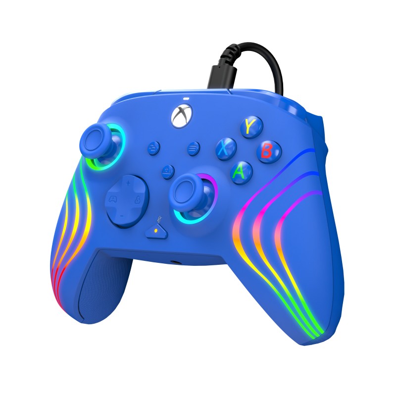 PDP Afterglow Wave Wired Controller - Blue