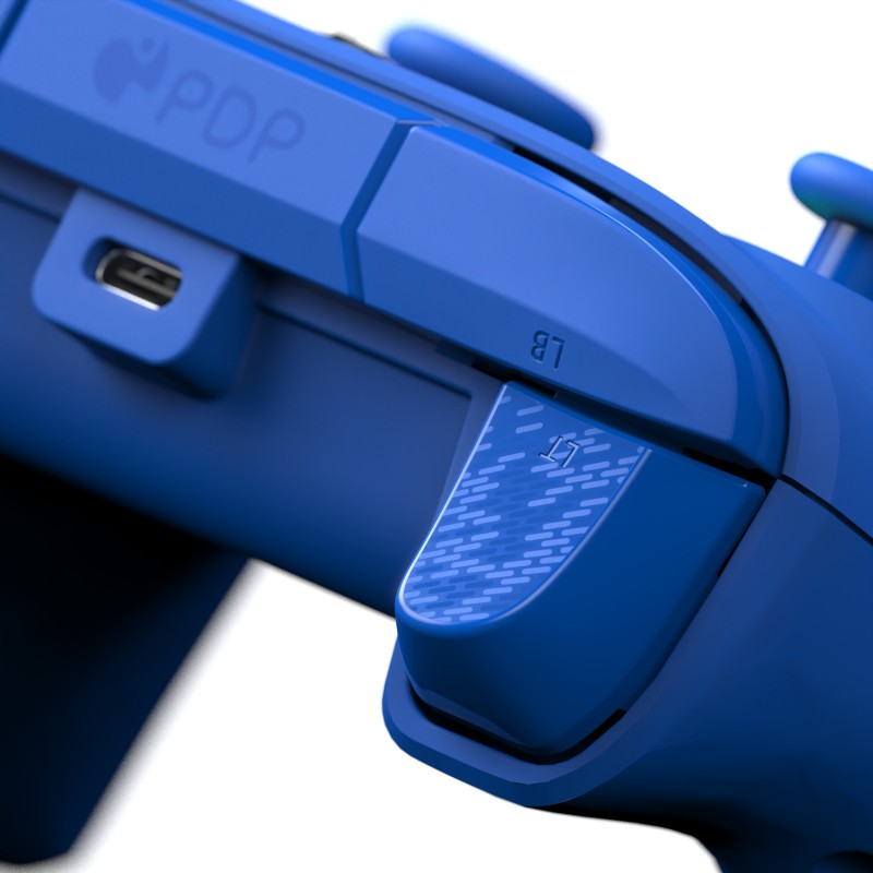 PDP Afterglow Wave Wired Controller - Blue