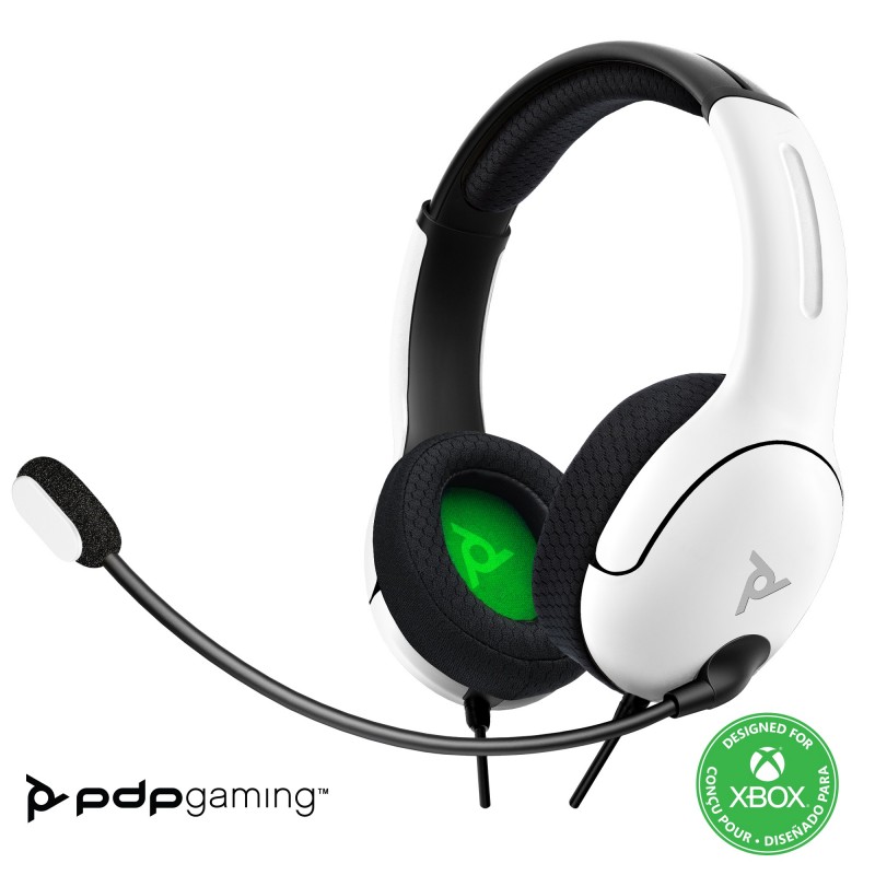 LVL40 Wired Stereo Gaming Headset - White | PAN Vision 