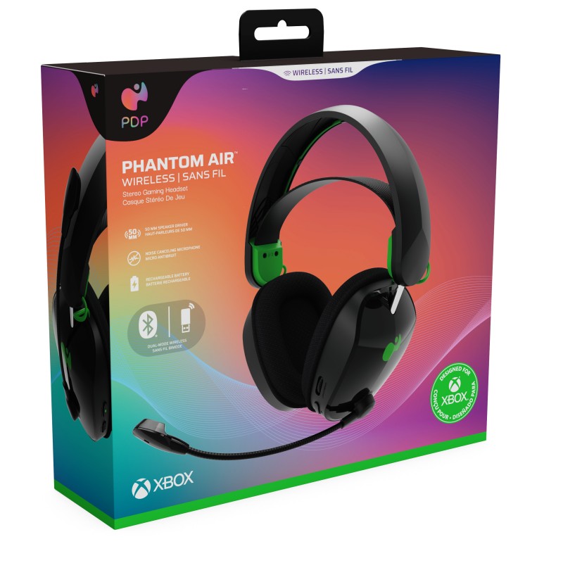 PDP Phantom Air Wireless Headset - Black