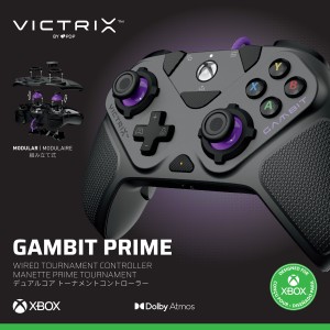 Victrix Gambit Prime Wired Controller - Grey