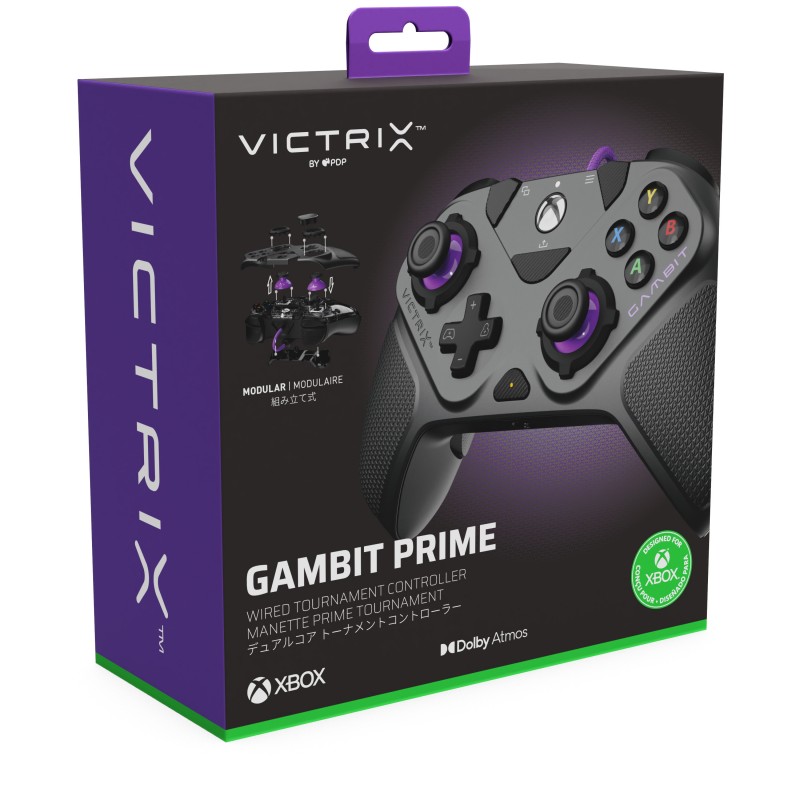 Victrix Gambit Prime Wired Controller - Grey