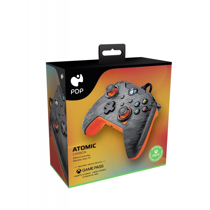 PDP Gaming Wired Controller - Atomic Carbon