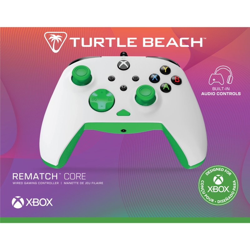 Turtle Beach Rematch Core Wired Controller White Green