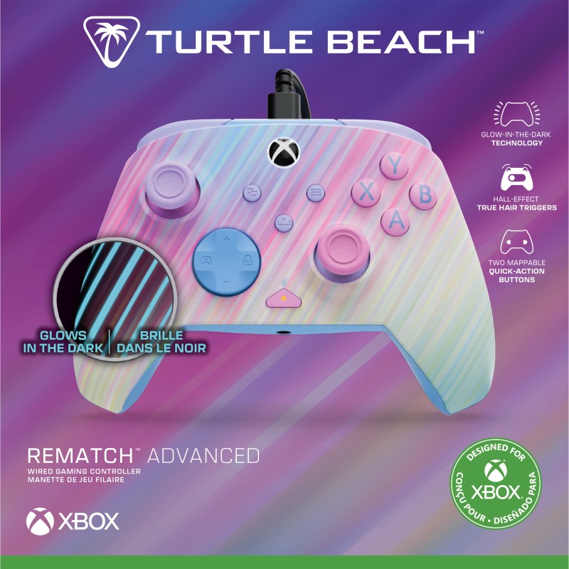 Turtle Beach Rematch Advanced Wired - Cotton Candy