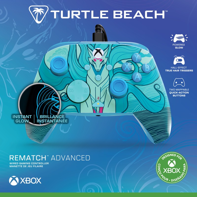 Turtle Beach Rematch Advanced Wired - Blue Kitsune