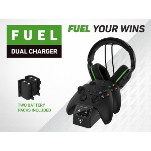 Turtle Beach Fuel Dual Charger Station &amp; Headset stand-Black