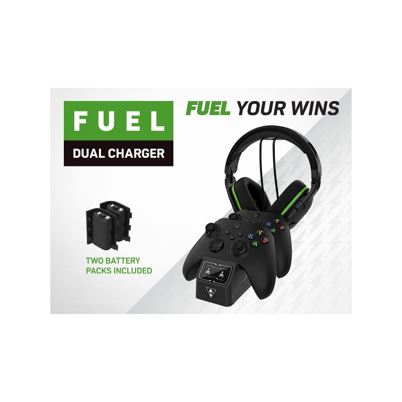 Turtle Beach Fuel Dual Charger Station &amp; Headset stand-Black